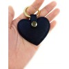 DAN Fashion Leather men Keychain Heart Shape Cute Leather Key