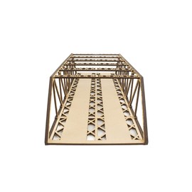 War World Scenics Two-Track High Detail Bar Bridge 400 mm - Track 00/H0 MDF Model Railway Model Railway Landscape
