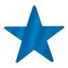 12" Foil Blue Star Cutout