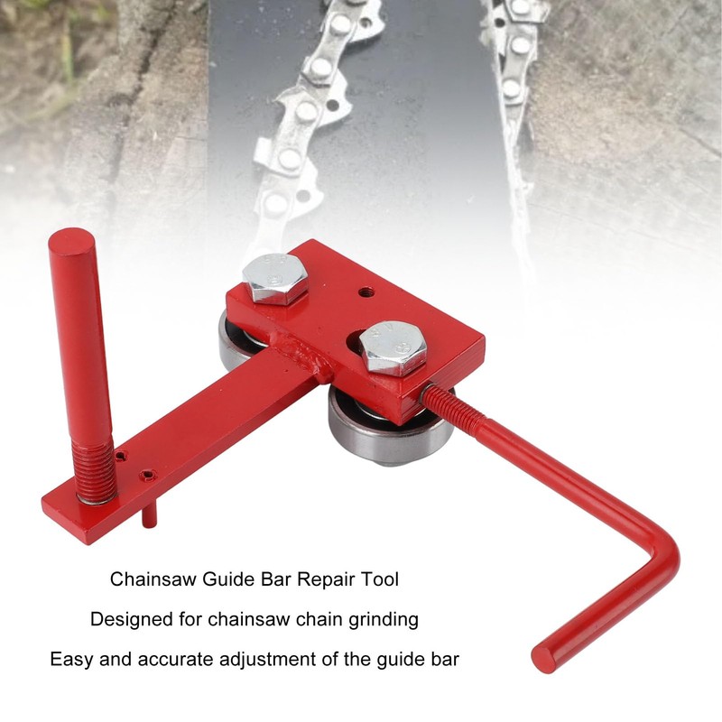ASHATA Chainsaw Guide Bar Rail Closer Tightening Repair Tool, Chainsaw