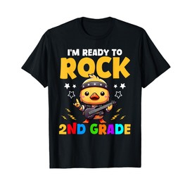 I'm Ready To Rock 2nd Grade Duck Tees Gifts Back To School T-Shirt