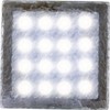 Heitronic 35927 A, floor light, plastic, transparent, 10 x 10