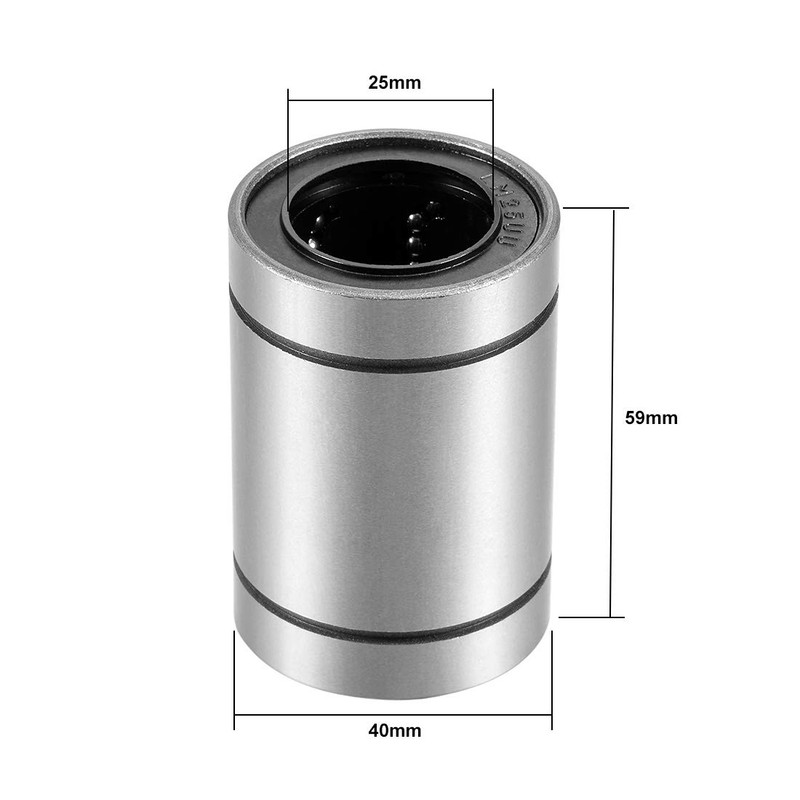 sourcing map Linear Ball Bearings LM25UU 25 mm Bore 40