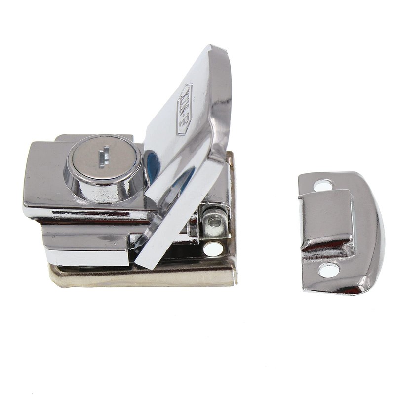 Minho Motorcycle Rear Trunk Lock in Iron Metal Material Anti‑Theft