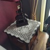 Yizunnu Vintage Hand Crochet Lace Doily Square Cotton Table Cover