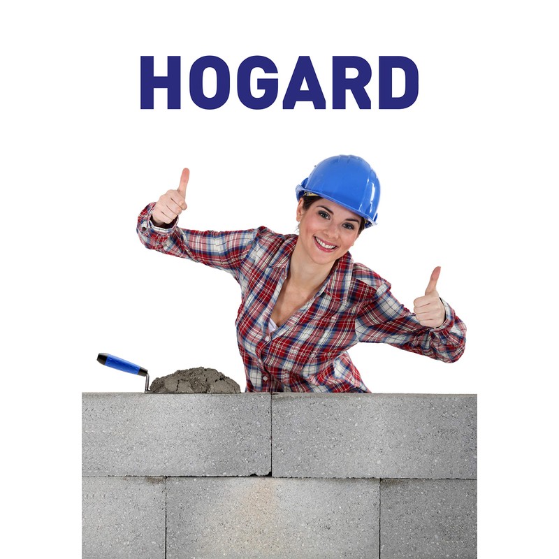Hogard premium smoothing trowel, rust-proof, professional smoothing disc with stainless