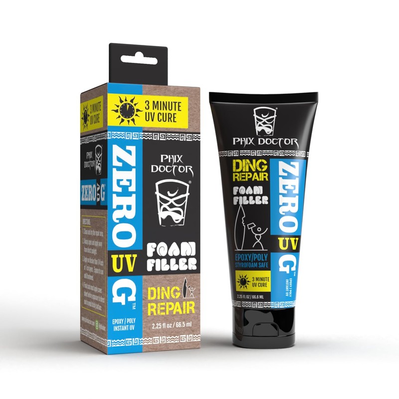 Phix Doctor Zero G UV Foam Filler Epoxy/Poly Surfboard Repair