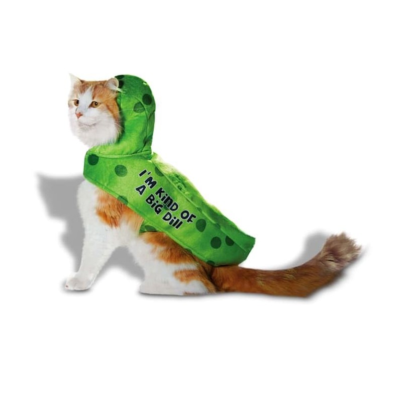 Bootique - Disfraz de pepinillo para perros y gatos, talla