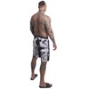 Yakuza Men's Horned FU Swim Shorts, White, 3 XL