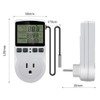 Timer Socket Thermostat Digital Temperature Controller EU Plug Outlet with