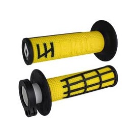 MotoMXHouse ODI Emig 2.0 - V2 Lock-On Grips – Yellow/Black