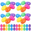 Gadpiparty 50pcs Fillable Easter Eggs Empty Ornaments for Party Favors