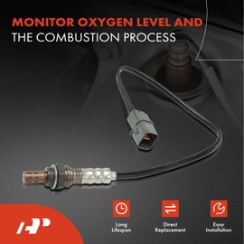 Sensor de oxígeno O2 A-Premium compatible con Kia Sedona 2014-2018, Cadenza 2014-2016 y Hyundai Azera 2012-2017, aguas abajo y aguas arriba, juego de 4 piezas