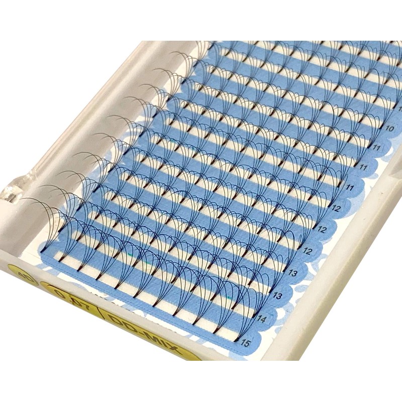 Dermastil 4D Premade Handmade Volume Eyelashes, Ready-to-Use Fan without Knots,