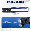 TOOLUTION 8 Inch End Cutting Plier Nail Puller Pliers
