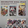 Monciysn 12pcs Clear Floating Comic Book Display Shelves, Comic Book
