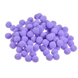MECCANIXITY Pom Felt Balls Felting Fabric 1.5cm 15mm Light Purple for Home Crafts Project DIY Pack of 300
