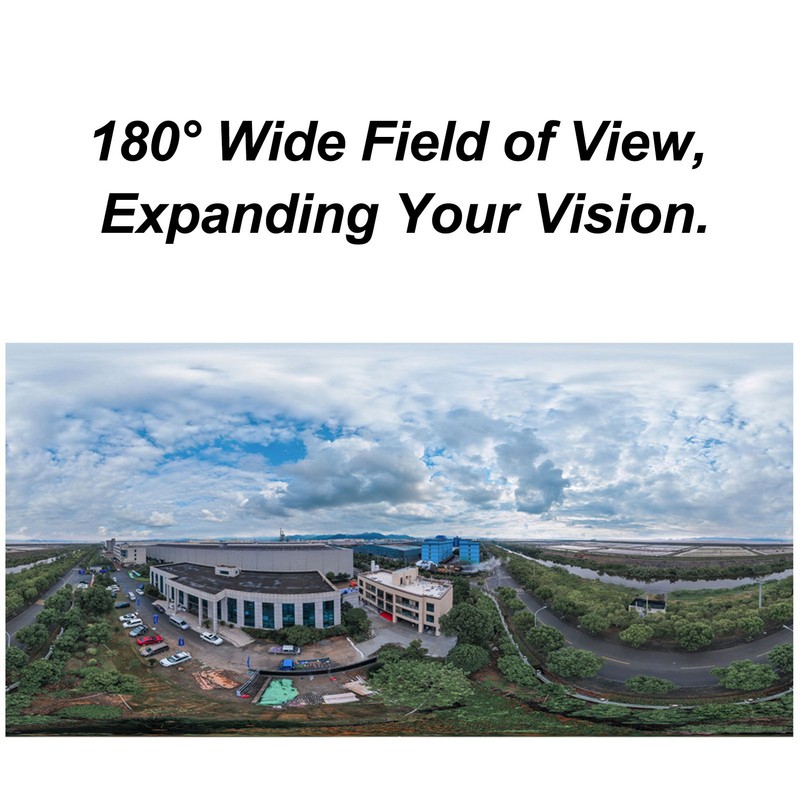 Security Camera Wireless 2K Dual Lens 180 Degree Wide Angle