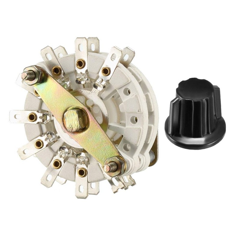 uxcell 2P8T 2 Pole 8 Position 2 Deck Band Channel