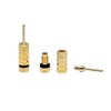 Monoprice 9438 Gold Plated Speaker Pin Plugs - 5 Pairs