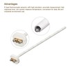 MECCANIXITY 12" K Type Ceramic Kiln Furnace Probe Thermocouple Sensor