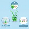 2 Pack 9.5 Inch Seaweed Purple Plastic Artificial Aquarium Plants