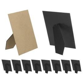 PATIKIL 20 Pack Easel Back for Picture Frame, 4 x 6 Inch Replacement Picture Frame Easel Back DIY Photo Board for Photo Frames Tiles, Black