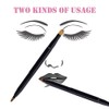 2 Pcs Retractable Lip Brushes Portable Dual End Lipstick Brush