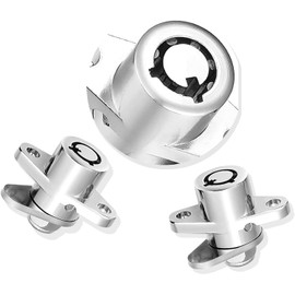 NOVALLA Hard Saddlebag Lock Key Set, Saddle Bag Latches Fit for Harley Davidson Touring Electra Glide Road Glide Street Glide Road King Ultra Glide 1993-2013, 2 Locks and 2 Keys