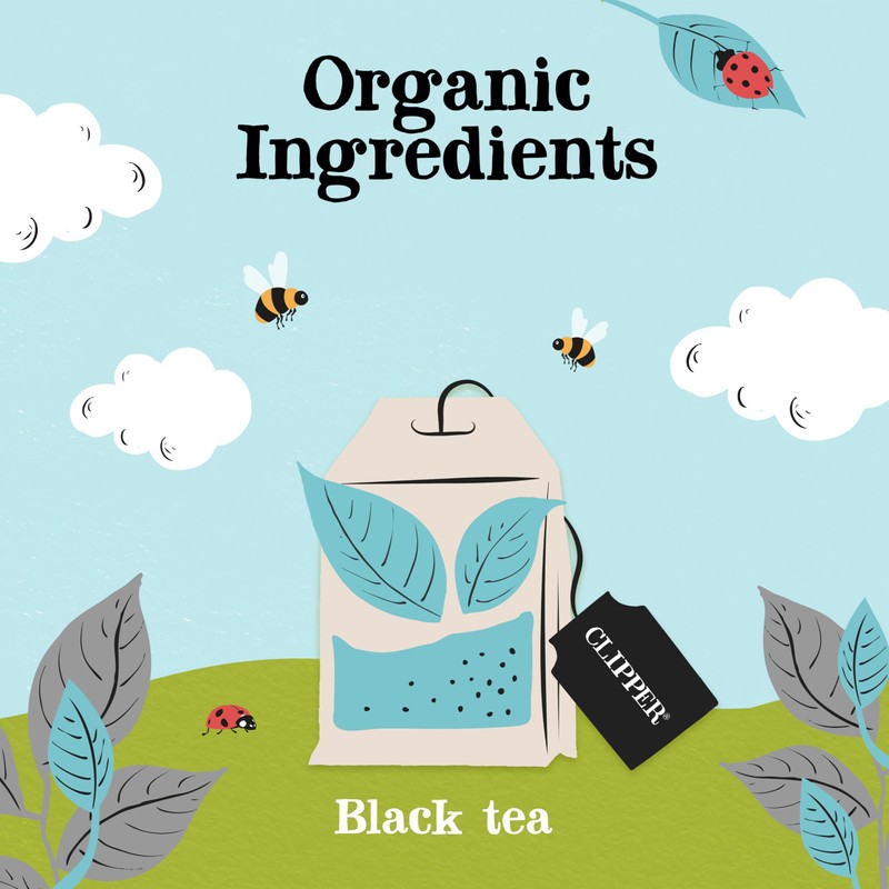 Clipper Organic Earl Grey Tea Bags | Natural, Unbleached, Plant-Based