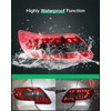 LSAILON LED DRL Tail Light Assembly Fit For Toyota Corolla