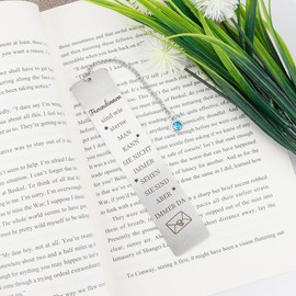 Motivational Gifts, Courage Gift Woman, Leaving Gift Educator, Farewell Gift Colleagues, Christmas Gifts for Colleagues, Teacher Gift, Best Friend Gifts Bookmark Metal