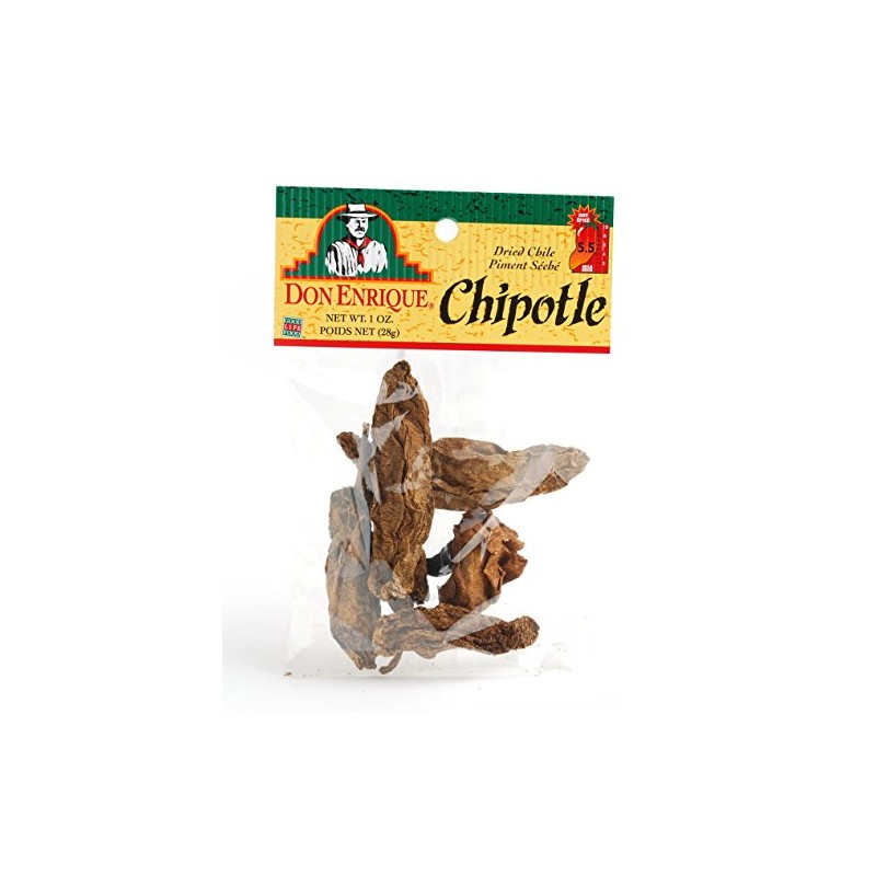 Melissas' Dried Chipotle Chiles, 3 Bags (2 oz)