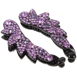 FOMIYES Banana Clip Hair Accessories for Women Rhinestone Hair Clips Styling Comb