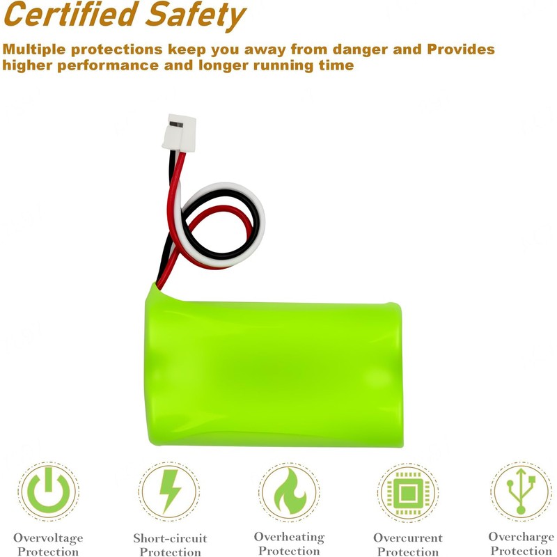 2 Pack 2.4V 1800mAh Ni-MH HFR-50AAJY1900x2(B) Game Console Battery Compatible