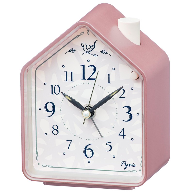 Seiko Clock Alarm Clock Clock Analog Pink 110 x 86