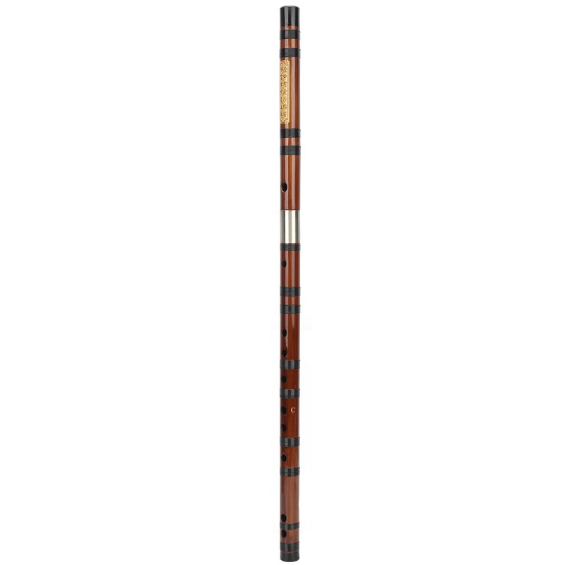 CKey Bamboo Flute 8 Years Dried Bitter Material Golden Embossed
