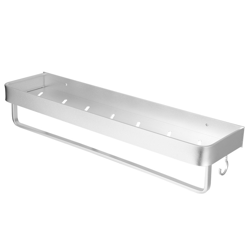 Bathroom Shelf Wall Mount Space Aluminium Shower Single Layer Shelf