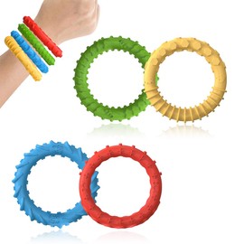 CATOR 4 Pack Elastic Stress Relief Bracelets, Sensory Stress Relief Toys for Kids, Soothing Toys for Autistic Children with Special Needs and Adults