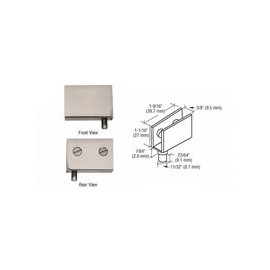 CRL EH225 Brushed Nickel Glass Door Pivot Hinges