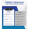 CINIBOX Tablettenteiler – für große & kleine Tabletten – Anthrazit