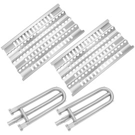 Clivimi 18” Grill Heat Plates Shield Grill Burners Radiant Tray for DCS Grills 27DBQR, DCS 36 BGB36-BQARL, 48 BGB48-BQARL, 30 BGB30-BQR-L, Dynamic Cooking Systems Gas Grill Replacement Parts