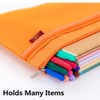 1Pcs A4 Mesh File Zip Bags, Folder Wallets Zipper Pouch