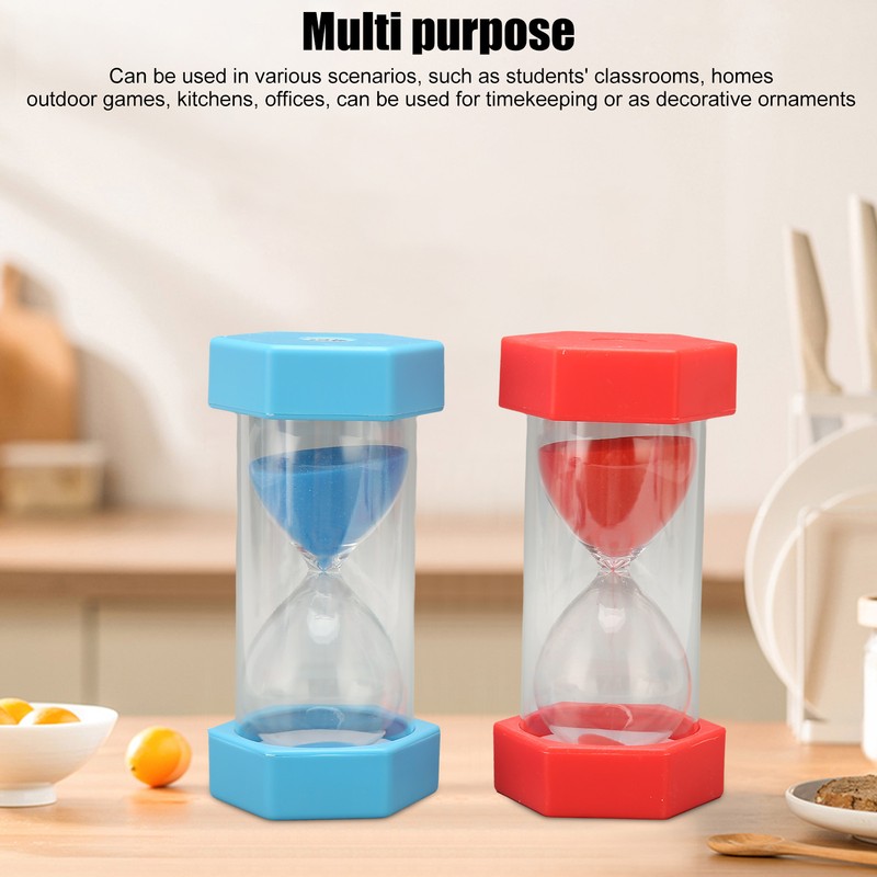 2Pcs Sand Timer 45 Minutes Hourglass Sandglass Timer for Kids