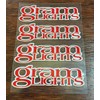 Red JDM New 4pc Sticker Decals 16-19 inch Rims Wheels