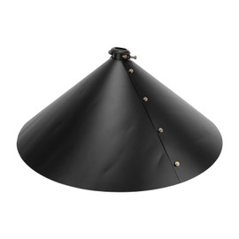 Squirrel Flapper, Prevents Theft Black Powder Coating Protector Outdoor Squirrel Deflector for Bird Feeder (Rod Style (with High and Short Fixed Clips))