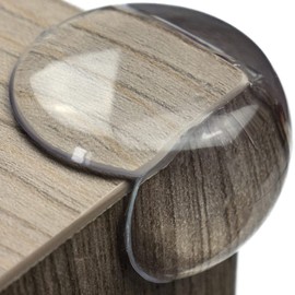 maliveo Premium Corner Protection and Edge Protection Transparent Plastic for Table and Furniture Corners - Bumper Protection for Babies and Children (Pack of 12, Round)