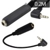 AKNPMHT 6.35MM Mono Standard Plug Female to 3.5mm Stereo Mini