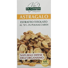 Dr Giorgini Integratore Alimentare, Monocomponenti Erbe Astragalo Estratto Titolato al 70% in Polisaccaridi Pastiglie - 30 g