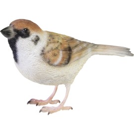 小鳥 造形 バーディ ビル スパロー (スズメ) 4.5×12×8cm 2374